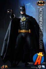 Sideshow and Hot Toys present this highly detailed movie version 1:6 scale 1989 Michael Keaton as Batman action figure.