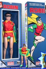 DC Comics retro Mego ROBIN figure in an 18-inch format.