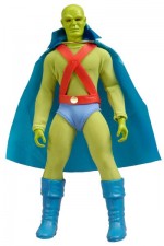 Mattel 8 inch Martian Manhunter action figure with removable fabric costume.