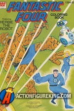 The Fantastic Four featuring Herbie the Robot coloring book.