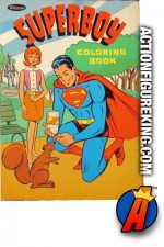 VINTAGE DC COMICS 1967 SUPERBOY COLORING BOOK from WHITMAN