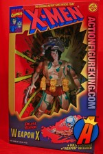 Nice MIB sample of this X-Men Deluxe 10-inch Weapon X Wolverine action figure from Toybiz.