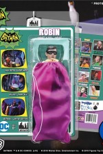 BATMAN Classic 1960s TV Series HEROES IN PERIL Series 2 Limited Edition ROBIN VARIANT 8-Inch FIGURE with Purple Bag from FTC circa 2016