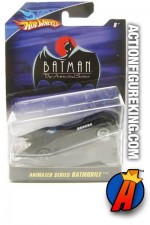 Batman Animated die-cast Batmobile from Hot Wheels.