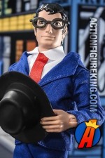 This image shows a faithful reproduction of the original Mego Clark Kent secret identity figure.