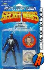 MARVEL SUPER HEROES SECRET WARS BLACK SUITED SPIDER-MAN 4.5-INCH FIGURE from MATTEL circa 1984
