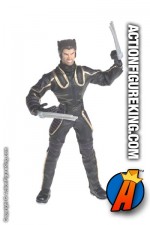 X-Men Movie Mutations 8 inch Hugh Jackman as Wolverine action figure with authentic fabric outfit.