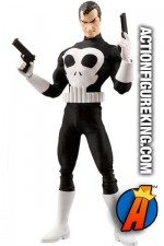 Marvel and Medicom present this fully articualted Real Action Heroes 12 inch Punisher action figure with authentic fabric outfit.