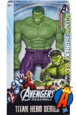 12-inch scale Titan Hero Series Hulk figure from Marvel and Hasbro.