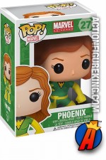 A packaged sample of this Funko Pop! Marvel Phoenix vinyl bobblehead figure.