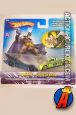 Batman vs. Killer Croc die-cast vehicles from Hot Wheels.