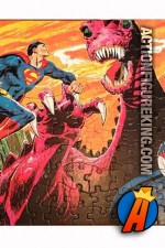Nice artwork from this APC 200-Piece Superman and Batman Jigsaw Puzzle.