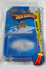 Wonder Woman die-cast Invisible Jet from Hot Wheels.