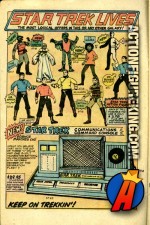 These Mego 8-inch Star Trek action figures are presented here as they appeared in a 1970s comic book ad.