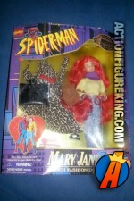 Sixth-scale Mary Jane action figure with changeable outfits from the Spider-Man Animated series.