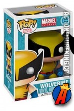 A packaged sample of this Funko Pop! Marvel Wolverine vinyl figure.