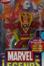 Marvel Legends Apocalypse Series 12 Red Variant Iron Fist Action Figure from Toybiz.