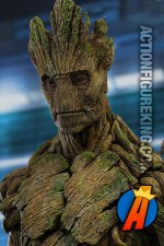 Marvel Comics and Hot Toys present Groot as a 15.5 inch action figure.