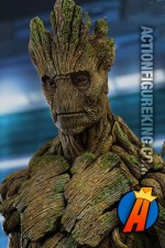 Marvel Comics and Hot Toys present Groot as a 15.5 inch action figure.