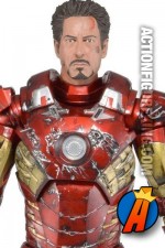 Avengers 18-inch Battle-Damaged Iron Man figure from Neca.