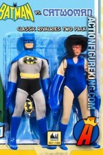 DC Superheroes Retro Cloth 8-Inch Figures Two-Pack of Batman versus Catwoman from Figures Toy Company.