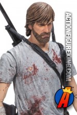 5-inch tall Rick Grimes action figure from The Walking Dead comic series 3 by McFarlane Toys.