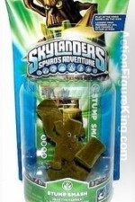 Skylanders Variant Flocked Stump Smash Figure.