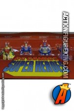 Set of 6 DC Comics Super-Heroes 2 inch die-cast metal figures.