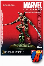 Marvel Universe 35mm DEADPOOL metal figure from Knight Models.