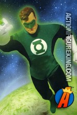 Hal Jordan is here as a sixth-scale action figure with authentic cloth uniform.