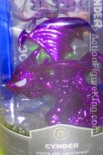 Skylanders Spyro&#039;s Adventure Variant Purple Sarkle Cynder figure from Activision.