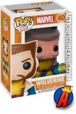 A packaged sample of this Funko Pop! Marvel Wolverine Unmasked vinyl bobblehead figure.