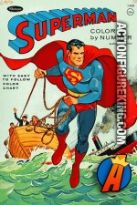Superman Color By Number Coloring Book from Whitman.