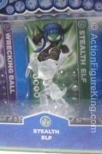 Skylanders Spyro&#039;s Adventure Cyrstal Clear Stealth Elf figure from Activision.