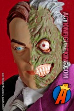 13 inch DC Direct fully aticulated Two-Face action figure with authentic fabric outfit.