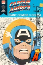 Captain America Giant Comics to Color coloring book from Whitman.