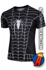Cool Spider-Man black short sleeve t-shirt.