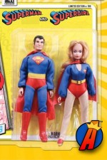 Retro style Superman and Supergirl two-pack.