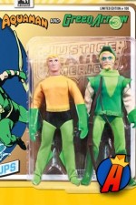 Limited edition retro style Aquaman and Green Arrow Two-Pack.