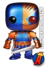 Funko Pop! Heroes Previews Exclusive Metallic Variant Deathstroke vinyl figure.