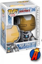 A packaged sample of this Funko Pop! Marvel Deep Space Iron Man vinyl figure.