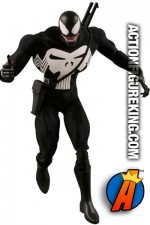 Marvel and Medicom presents this Real Action Heroes 12 inch Venom as Punisher action figure with removable fabric outfit.