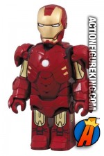 Minature Medicom Kubrick Iron Man 2 Mark IV action figure.