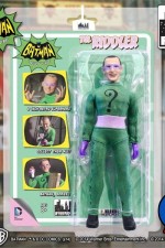 A packaged sample of this Batman Classic TV Series Riddler action figure.