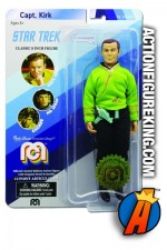 2018 MEGO STAR TREK 8-INCH CAPT. KIRK ACTION FIGURE with GREEN SHIRT