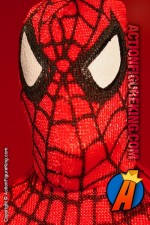 Mego-style Famous Cover Series 8 inch Spider-Man action figure with authentic fabric costume.