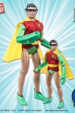 DC COMICS SIXTH-SCALE ROBIN VARIANT MEGO ACTION FIGURE with Cloth uniform and Removable Mask