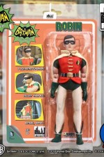 A packaged sample of this Batman Classic TV Series Robin figure.