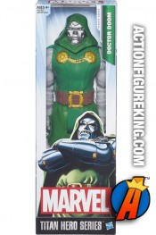 A pacakged sample of this Titan Hero Series Dr. Doom figure from Hasbro.