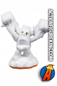 Skylanders Giants variant white flocked Stump Smash figure from Activision.